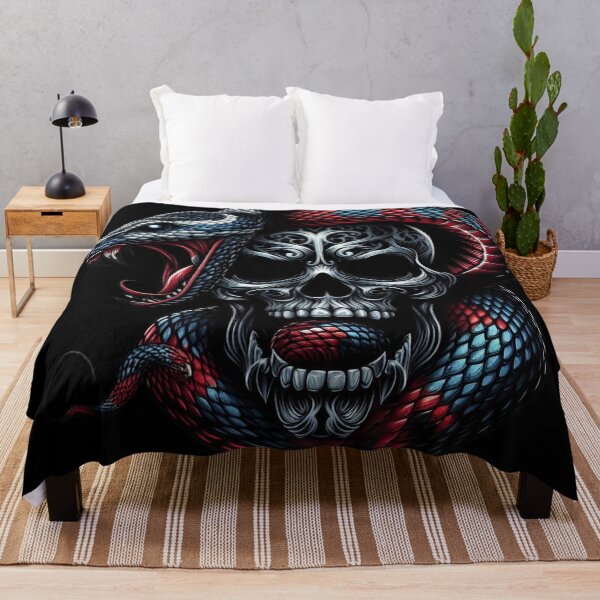 Item preview, Metallic Snake and Skull Design designed and sold by Mark Cannon.