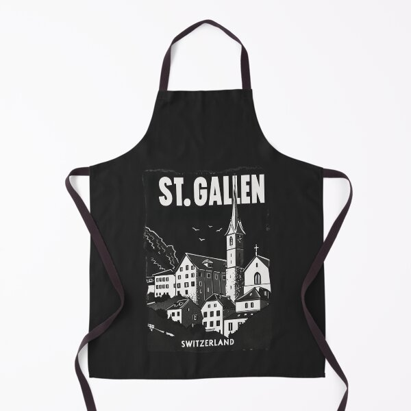 Item preview, A Vintage Travel Illustration of St. Gallen - Switzerland  designed and sold by GoodOldVintage.