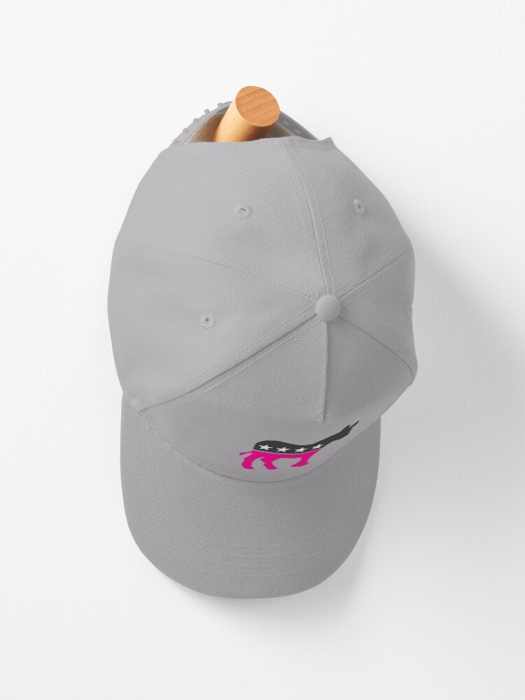 Thumbnail 2 of 7, Cap, vote democrat donkey election pink designed and sold by gossiprag.