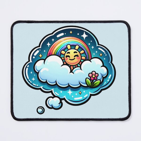 Item preview, Peaceful Thinking | Positive Vibes and Sunshine Rainbow Art designed and sold by litchick1977.