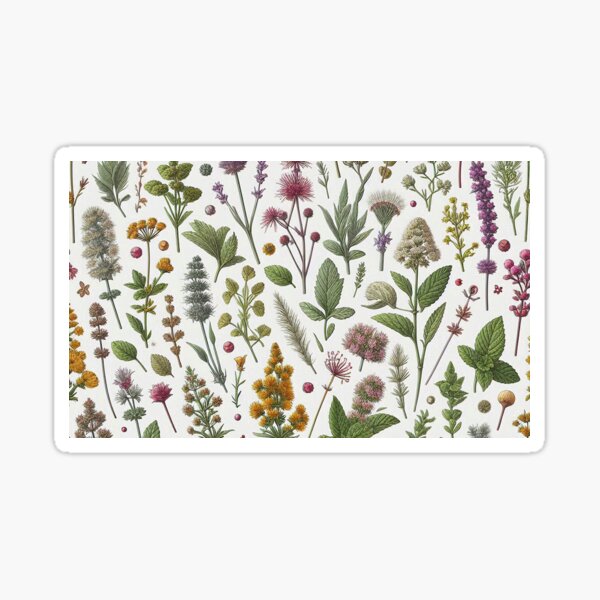 Item preview, Colorful drawings of culinary herbs #4 designed and sold by bartedson.