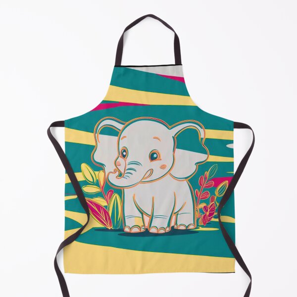 Item preview, Cute Elephant. Little elephant, colorful elephant, elephant drawing designed and sold by ElephantVibes.
