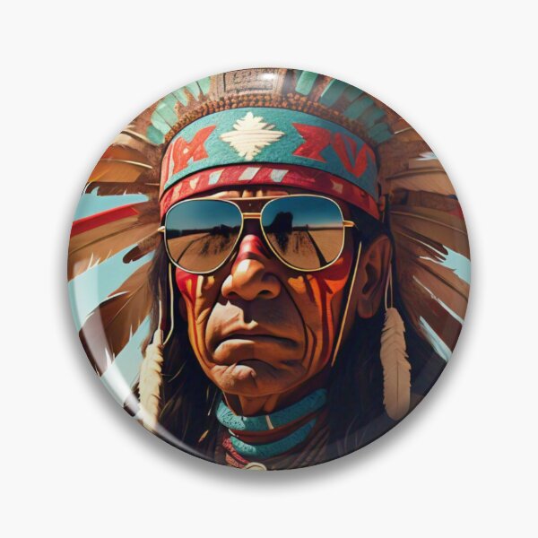 Item preview, Chief wearing Sunglasses designed and sold by Highhocreations.