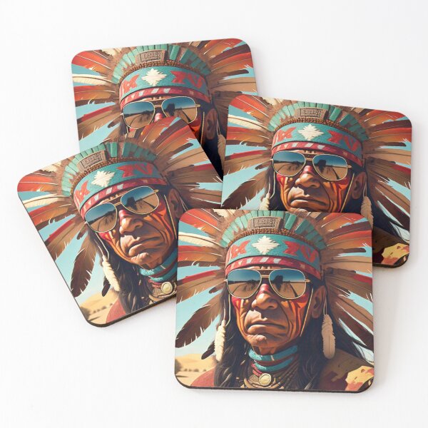 Item preview, Chief wearing Sunglasses designed and sold by Highhocreations.