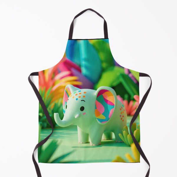 Item preview, Cute Elephant. Little elephant, colorful elephant, elephant drawing designed and sold by ElephantVibes.