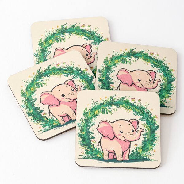 Item preview, Cute Elephant. Little elephant, colorful elephant, elephant drawing designed and sold by ElephantVibes.
