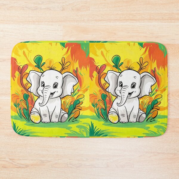 Item preview, Cute Elephant. Little elephant, colorful elephant, elephant drawing designed and sold by ElephantVibes.