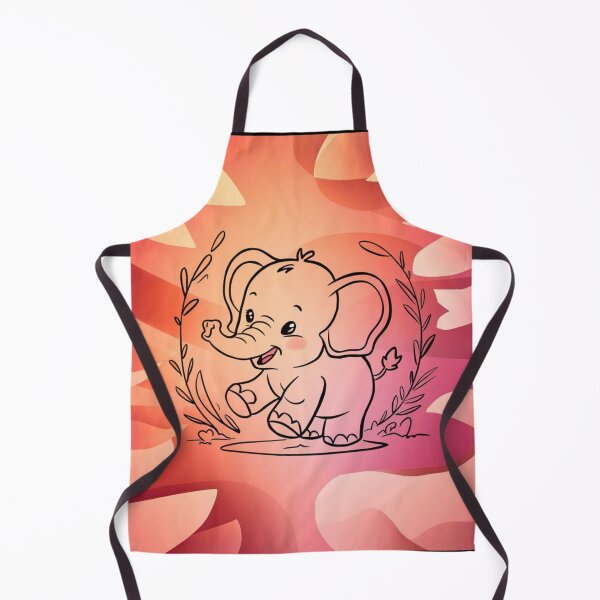 Item preview, Cute Elephant. Little elephant, colorful elephant, elephant drawing designed and sold by ElephantVibes.