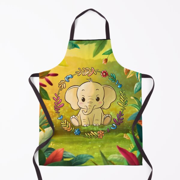 Item preview, Cute Elephant. Little elephant, colorful elephant, elephant drawing designed and sold by ElephantVibes.