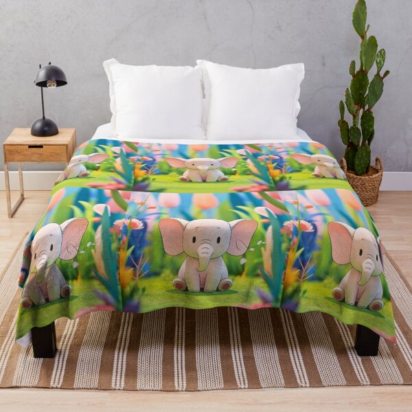Item preview, Cute Elephant. Little elephant, colorful elephant, elephant drawing designed and sold by ElephantVibes.