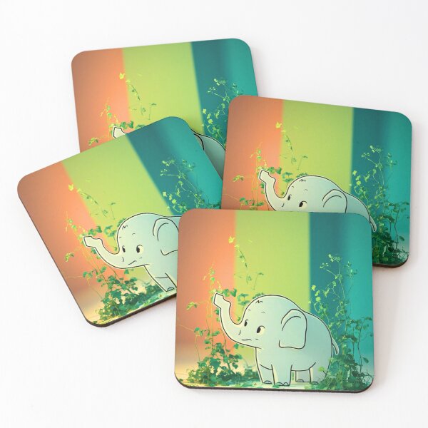 Item preview, Cute Elephant. Little elephant, colorful elephant, elephant drawing designed and sold by ElephantVibes.