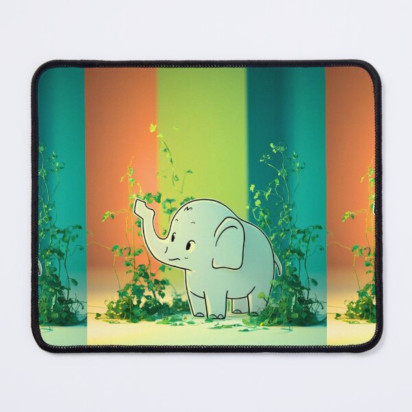 Item preview, Cute Elephant. Little elephant, colorful elephant, elephant drawing designed and sold by ElephantVibes.