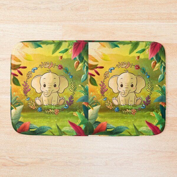 Item preview, Cute Elephant. Little elephant, colorful elephant, elephant drawing designed and sold by ElephantVibes.