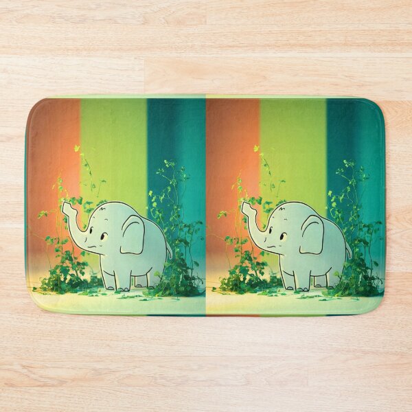 Item preview, Cute Elephant. Little elephant, colorful elephant, elephant drawing designed and sold by ElephantVibes.