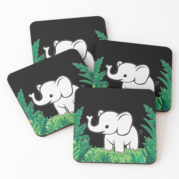 Item preview, Cute Elephant. Little elephant, colorful elephant, elephant drawing designed and sold by ElephantVibes.