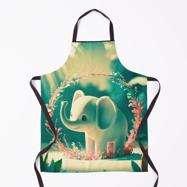 Item preview, Cute Elephant. Little elephant, colorful elephant, elephant drawing designed and sold by ElephantVibes.