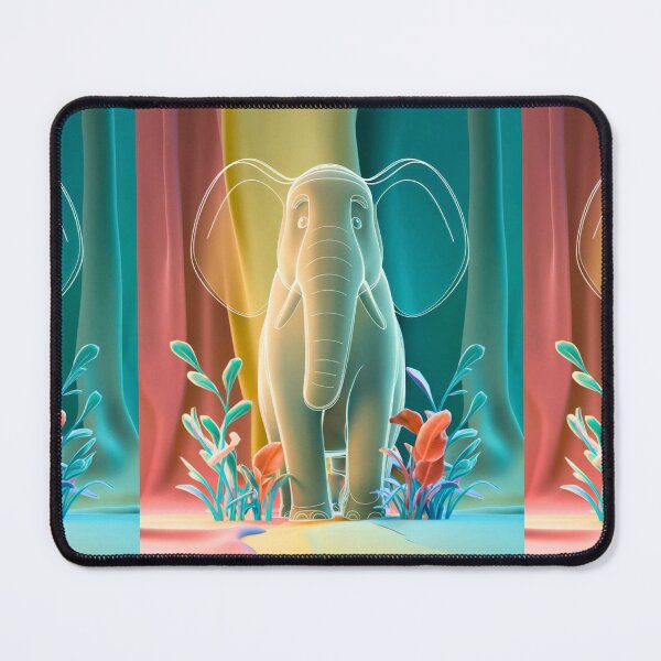 Item preview, Cute Elephant. Little elephant, colorful elephant, elephant drawing designed and sold by ElephantVibes.