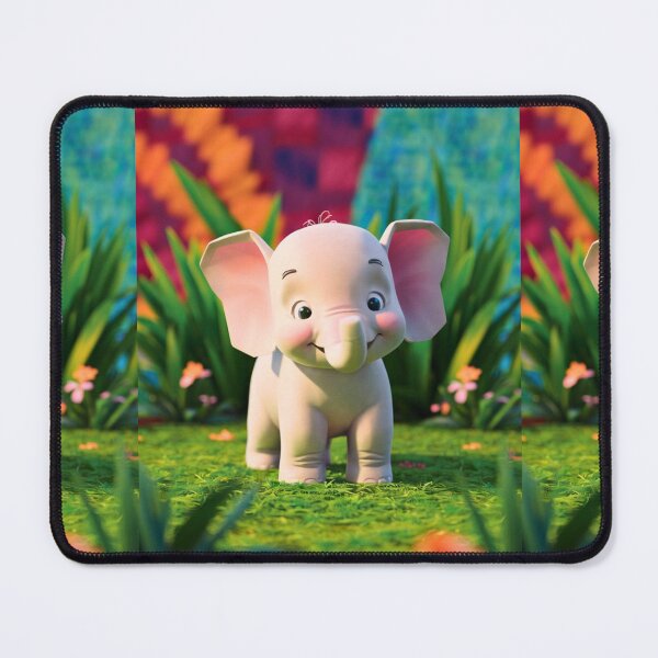 Item preview, Cute Elephant. Little elephant, colorful elephant, elephant drawing designed and sold by ElephantVibes.