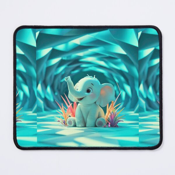 Item preview, Cute Elephant. Little elephant, colorful elephant, elephant drawing designed and sold by ElephantVibes.