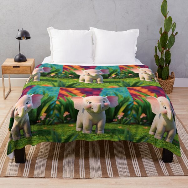 Item preview, Cute Elephant. Little elephant, colorful elephant, elephant drawing designed and sold by ElephantVibes.