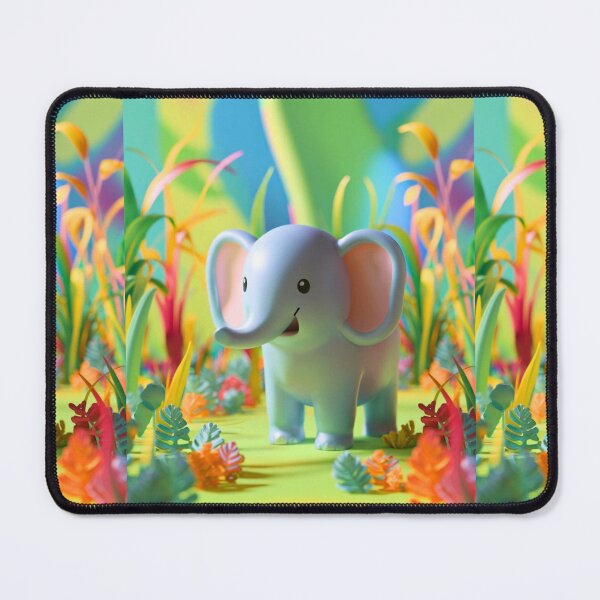 Item preview, Cute Elephant. Little elephant, colorful elephant, elephant drawing designed and sold by ElephantVibes.