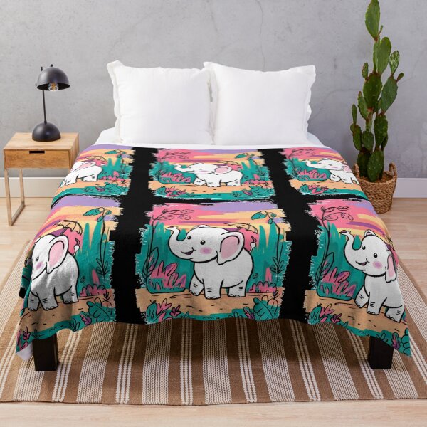 Item preview, Cute Elephant. Little elephant, colorful elephant, elephant drawing designed and sold by ElephantVibes.