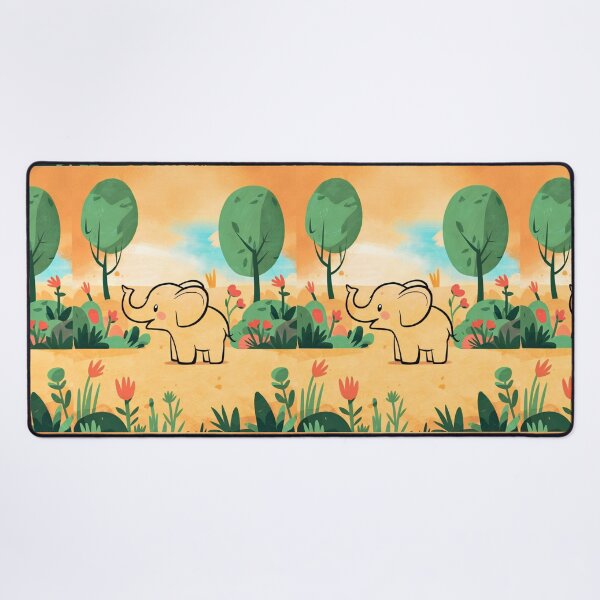 Item preview, Cute Elephant. Little elephant, colorful elephant, elephant drawing designed and sold by ElephantVibes.