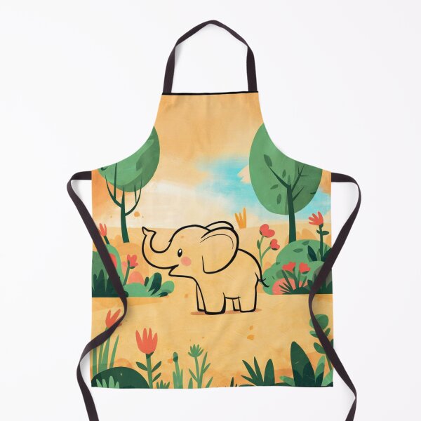 Item preview, Cute Elephant. Little elephant, colorful elephant, elephant drawing designed and sold by ElephantVibes.
