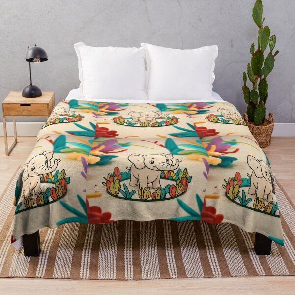 Item preview, Cute Elephant. Little elephant, colorful elephant, elephant drawing designed and sold by ElephantVibes.