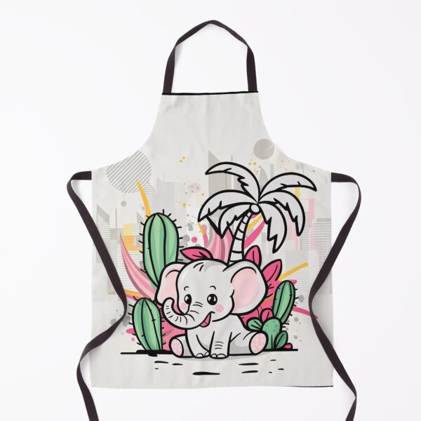 Item preview, Cute Elephant. Little elephant, colorful elephant, elephant drawing designed and sold by ElephantVibes.