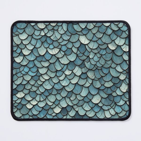 Item preview, Abstract Blue Dragon Scales Pattern designed and sold by calibrit.