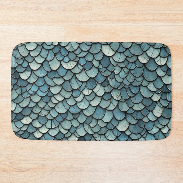 Item preview, Abstract Blue Dragon Scales Pattern designed and sold by calibrit.
