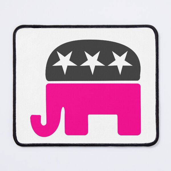Item preview, vote republican elephant election pink designed and sold by Gossip Rag.