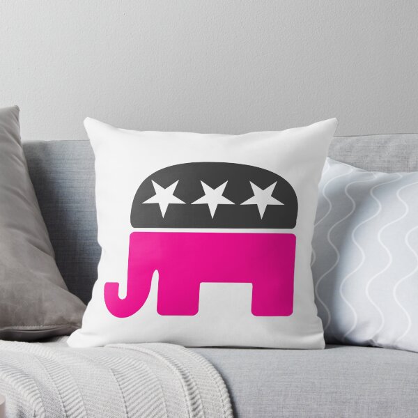 Item preview, vote republican elephant election pink designed and sold by Gossip Rag.