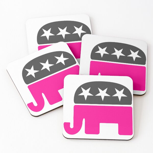 Item preview, vote republican elephant election pink designed and sold by Gossip Rag.
