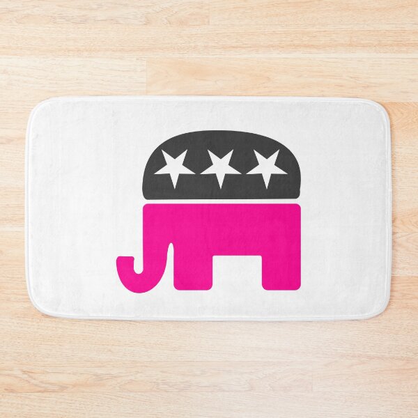 Item preview, vote republican elephant election pink designed and sold by Gossip Rag.