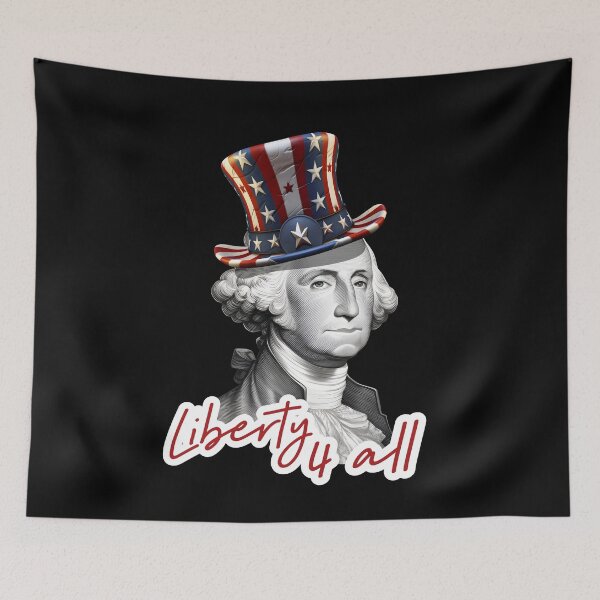 Item preview, Freedom for All Freedom 4 All Statue Of Liberty 4th Of July American Flag  designed and sold by smartrocket.