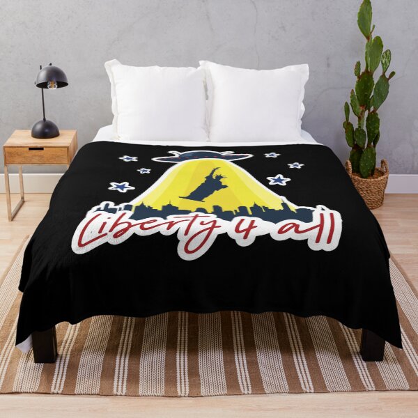 Item preview, Freedom for All Freedom 4 All Statue Of Liberty 4th Of July American Flag  designed and sold by smartrocket.