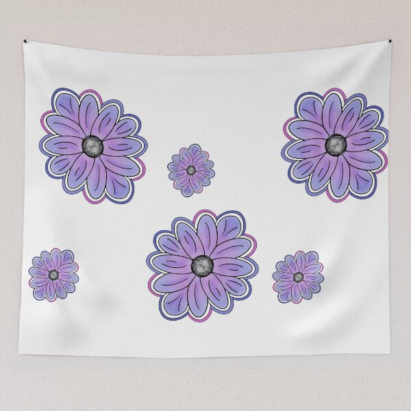 Item preview, Tie dye inspired floral designed and sold by LimeAnaconda.