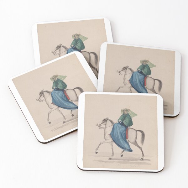 Item preview, Peruvian Woman on Horseback Fine Art designed and sold by AnimaliaStar.