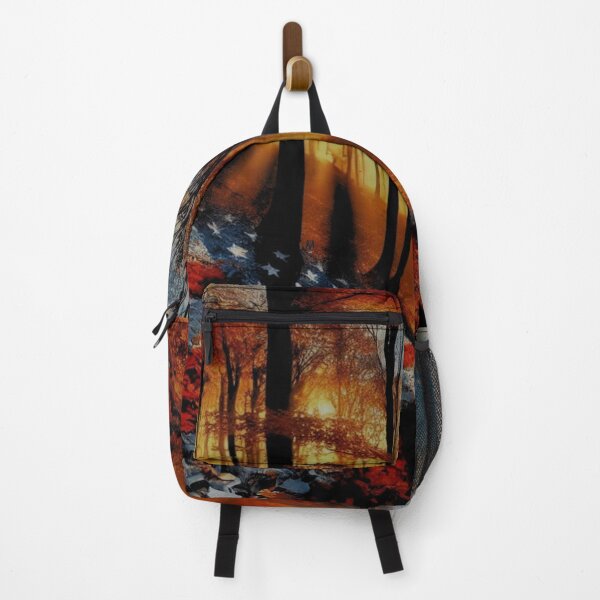 Item preview, Autumn Forest: Vibrant Colors & Patriotic Mist designed and sold by ValorVerse.