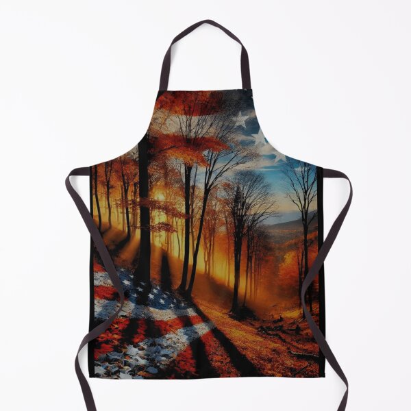 Item preview, Autumn Forest: Vibrant Colors & Patriotic Mist designed and sold by ValorVerse.