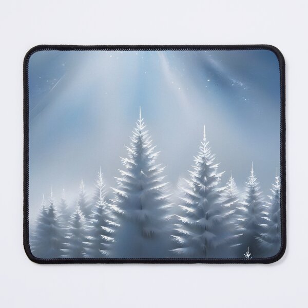 Item preview, Snowy Scenery Cold Snap Tall Trees Tranquil Setting 1 of 4 designed and sold by Beachy.