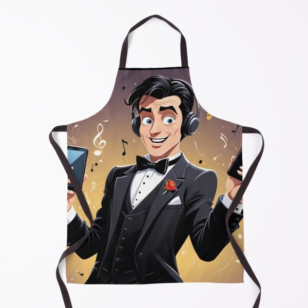 Item preview, Elegant man in tuxedo classical music designed and sold by Artbellachi.