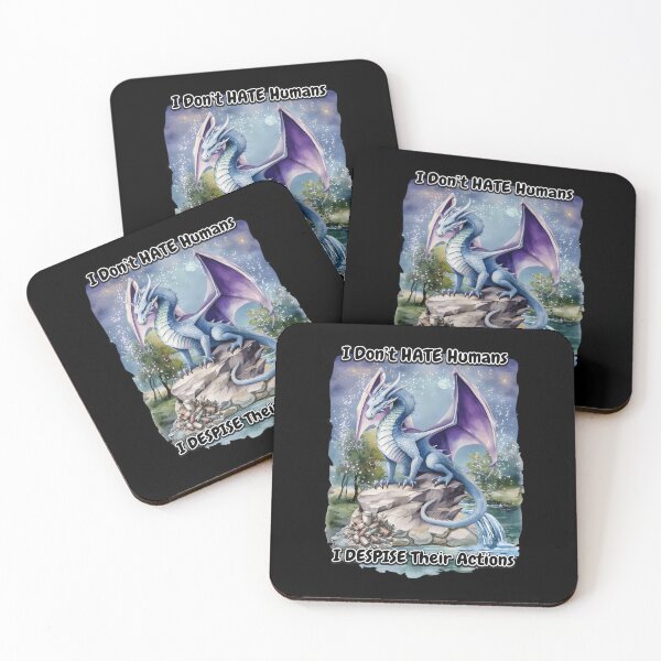 Item preview, Dragon- I Don't HATE Humans designed and sold by Karen Wood.