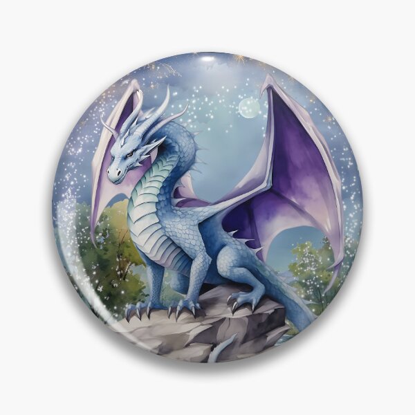 Item preview, Blue Purple Dragon designed and sold by Karen Wood.