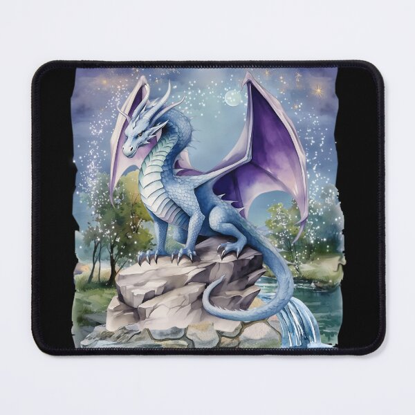 Item preview, Blue Purple Dragon designed and sold by Karen Wood.