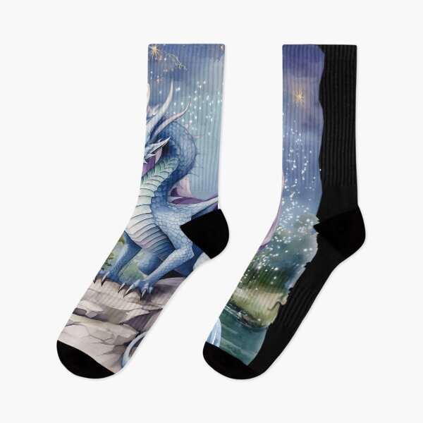 Item preview, Blue Purple Dragon designed and sold by Karen Wood.