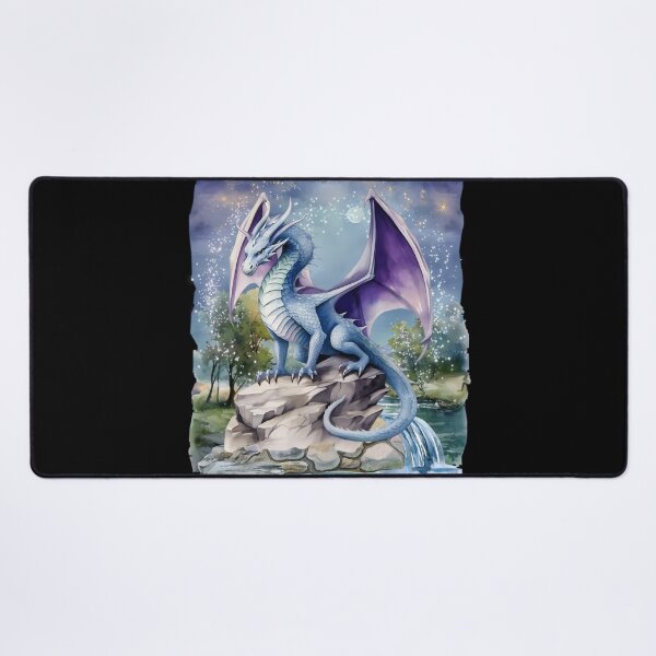 Item preview, Blue Purple Dragon designed and sold by Karen Wood.