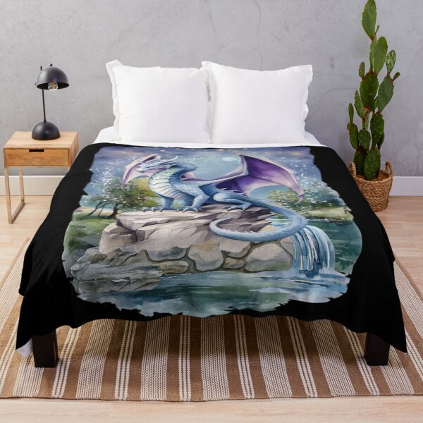 Item preview, Blue Purple Dragon designed and sold by Karen Wood.